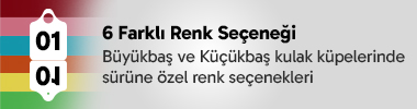 Hayvan Kulak Küpesi Renk Seçenekleri
