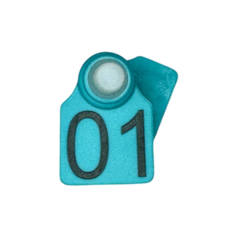 Turkuaz Renk Küçükbaş (Koyun - Keçi) Hayvan Kulak Küpesi