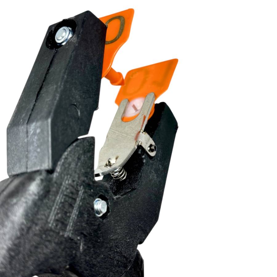 Turuncu Renk Küçükbaş (Koyun - Keçi) Hayvan Kulak Küpesi